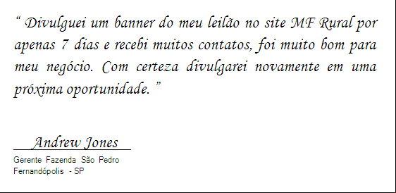 Publicidade em banners no MF Rural